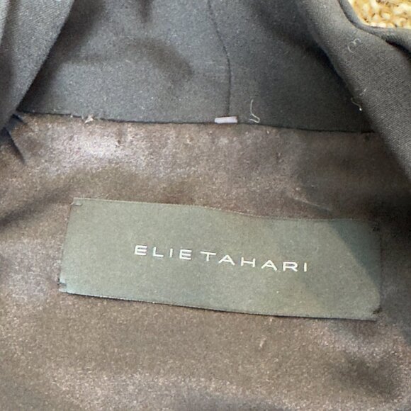 - Elie Tahari Structured Black Blazer Power Dressing Lady Boss Size S    - Z2346 - Picture 2 of 11